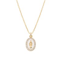 Collana Amen Donna Miracolosa in Argento Zircone CLMISMGB - CLMISMGB